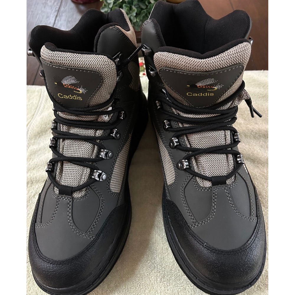 Caddis Light Weight Wading Shoes Mens 11 Grey Black Felt Sole CA6901S